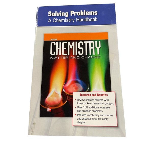 Glencoe Chemistry Matter and Change Handbook PB Homeschool Science Student - Picture 1 of 4